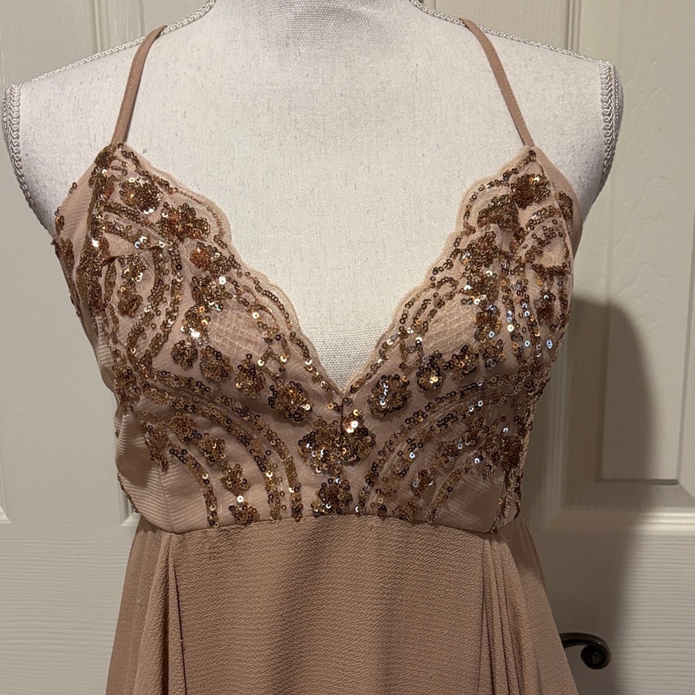 Homecoming Sequin Embellished Dress